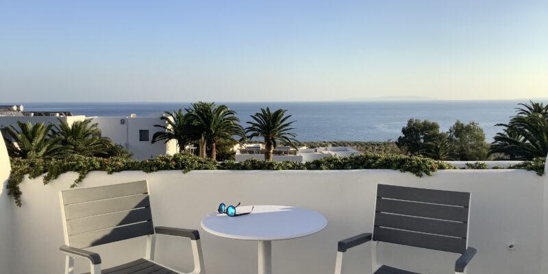 Sea view from Vritomartis naturist hotel